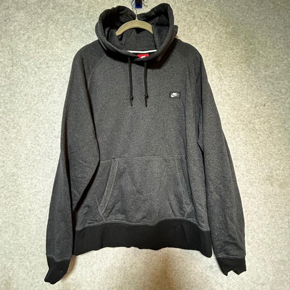 Nike AW77 French Terry Shoebox Pullover Men's Hoodie kangaroo pocket Size L